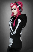 Dámská mikina SKELETON HOODIE  