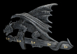 Věšák na klíče Drak BLACK DRAGON  
