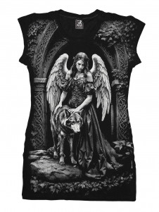 Tunika s andělem a vlkem ANGEL & WOLF