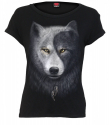 DÁMSKÉ TRIČKO Tričko Spiral Tvář vlka WOLF CHI TR393372  