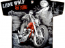Motorkářské tričko LONE WOLF RIDER FAN-T255  