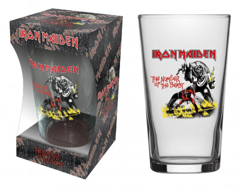 Sklenice na pivo Iron Maiden Number Of The Beast 570ml  