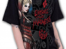 Unisex Tričko Spiral HORROR - HARLEY QUINN - EMBRACE MADNESS...