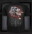 Dětské metalové tričko Spiral lebka s rohy NEVER TOO LOUD TR439501  