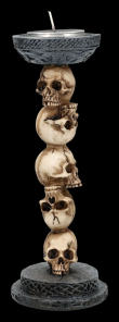 Svícen Skull column  