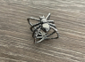 OCELOVÝ PRSTEN PAVOUK VINTAGE SPIDER  
