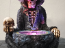 Lampa smrtka Grim reaper looks into a crystal (26cm)  