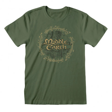 Tričko Spiral PÁN PRSTENŮ HOBBIT – MIDDLE EARTH  