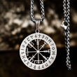 Přívěsek chirurgická ocel Vegvisir Viking Compass 1  