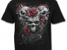 Tričko Spiral Lebka a růže SKULLS N ROSES DS140600 Tričko Spiral Lebka a růže SKULLS N ROSES DS140600