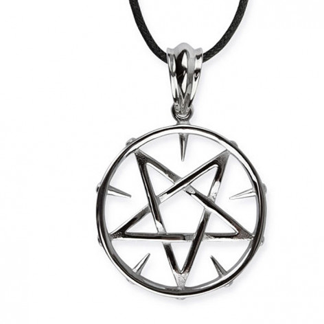 Přívěsek chirurgická ocel Pentagram SK067  