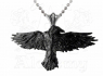 Přívěsek Alchemy Gothic - Havran Black Raven  