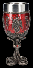 Kalich pohár Baphomet Red  