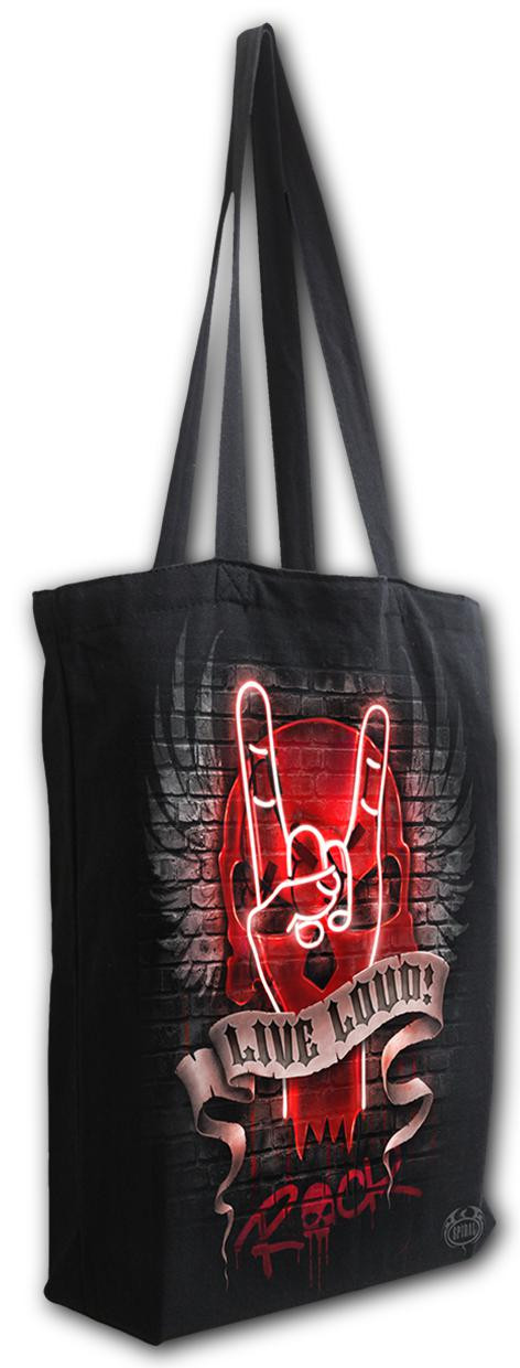 Plátěná taška Tote bag Spiral LIVE LOUD  