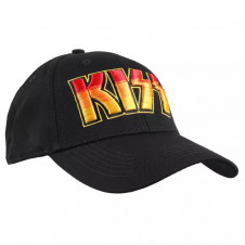 Kšiltovka/čepice KISS - RED ON WHITE LOGO - Rock Off KISSCAP03 