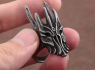 OCELOVÝ PRSTEN PÁN PRSTENŮ HOBBIT - HELM OF SAURON  