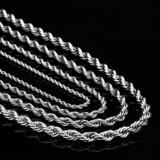 Řetízek nerezová ocel TWIST 50cm/4mm