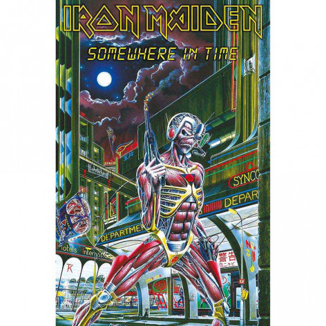 Vlajka Iron Maiden - Somewhere in Time  