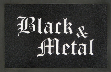 Rohožka Black Metal 100828  