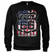 Motorkářské tričko dl. rukáv Route 66 America Sweatshirt
