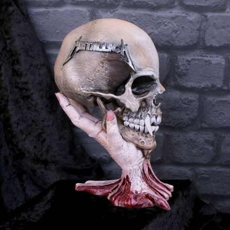 Dekorace lebka METALLICA Sad But True Skull 22cm  