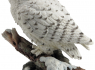 Figurka Sněžná Sova Snow owl perching on branch  