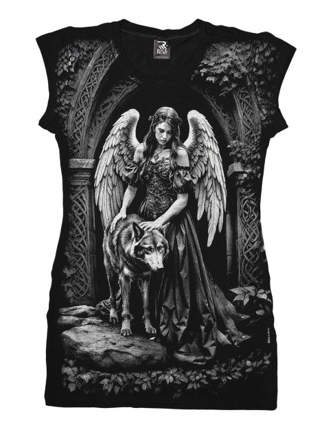 Tunika s andělem a vlkem ANGEL & WOLF  