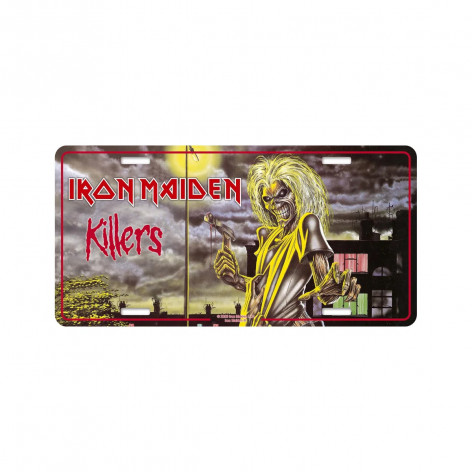 Značka na auto SPZ - IRON MAIDEN - KILLERS  