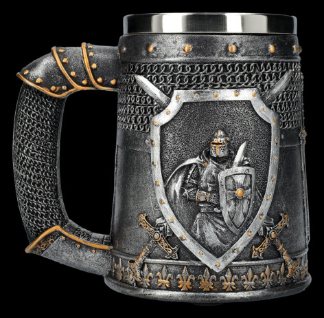 Půllitr korbel Knight Tankard with swords  