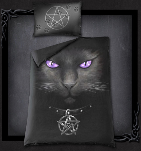  Povlečení Spiral Direct Black Cat  