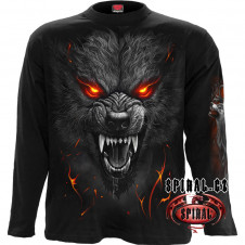 TRIČKO DLOUHÝ RUKÁV Vlk DARKEST FEAR