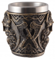 Sada skleniček / panáků Viking Head - 4 kusy  