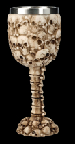 Kalich pohár Skull goblet  