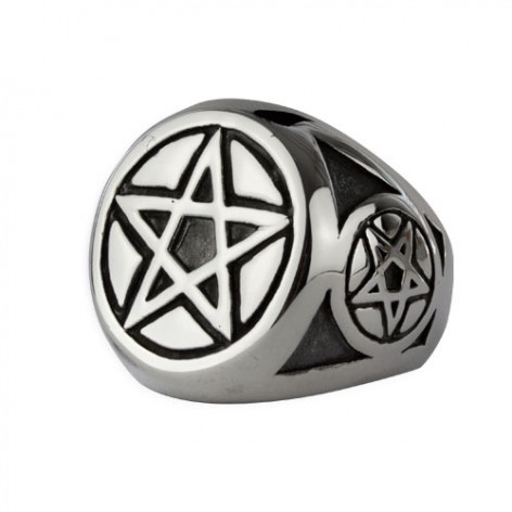 Prsten chirurgická ocel PENTAGRAM ECHT-SR1431  