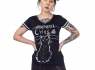 Dámské tričko MOON KITTY VARSITY  