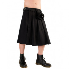 KILT PÁNSKÝ BLACK PISTOL Short Kilt Denim BLACK