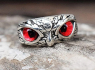 OCELOVÝ PRSTEN SOVA Red eyes  