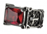 Prsten chirurgická ocel Crystal Cross RED ECHT-SR1185  