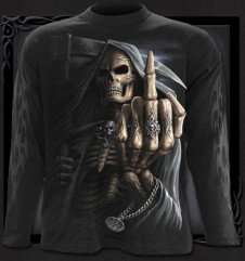 Metalové tričko dlouhý rukáv Spiral Direct BONE FINGER WM112700