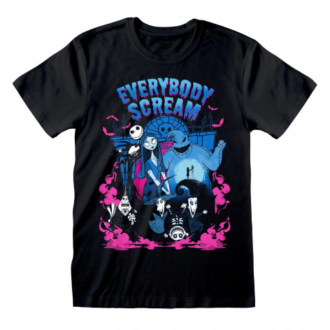 Tričko Spiral NIGHTMARE BEFORE CHRISTMAS - EVERYBODY SCREAM  