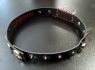 Obojek/choker s hroty RED EVIL EYE  