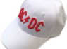 Kšiltovka/čepice AC/DC - Red Logo (White)  