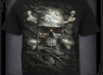 Metalové tričko Spiral Upíří lebka CAMO-SKULL TR417600  