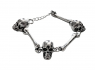 Náramek lebka z chirurgické oceli Skulls ´n´ Bones  