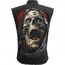 Košile bez rukávů/Vesta Spiral SCREAMING DEATH