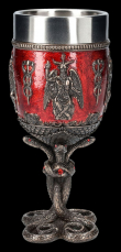 Kalich pohár Baphomet Red  