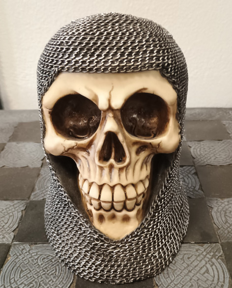 Soška rytíř Chainmail shirt Knight  