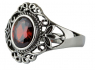 Prsten chirurgická ocel Red Victorian Goth Prsten chirurgická ocel Red Victorian Goth
