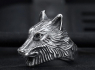 OCELOVÝ PRSTEN Wild Wolf Viking Ring  