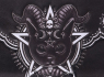 Dámská peněženka s kočkou Baphomet Pawzuph  